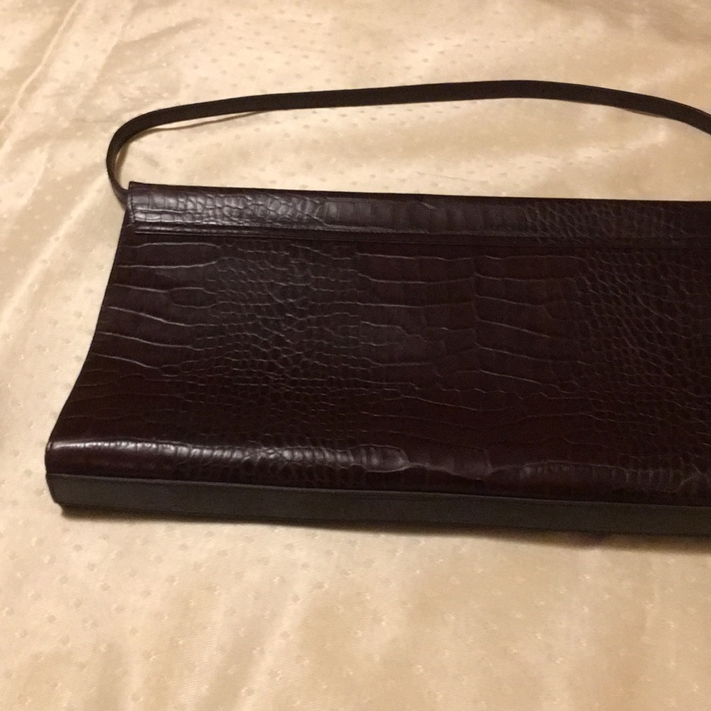 Ralph Lauren crocodile clutch